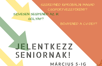 Jelentkezz Seniornak!