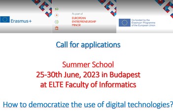 Summer School 2023 in Budapest: How to democratize the use of digital technologies?