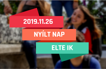 Nyílt nap 2019. november 26.