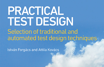 Kovács Attila Practical Test Design könyve megjelent a  British Computer Society-nál