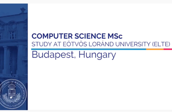 Info session: Study Computer Science at master level in Budapest