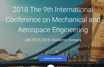 9th International Conference on Mechanical and Aerospace Engineering